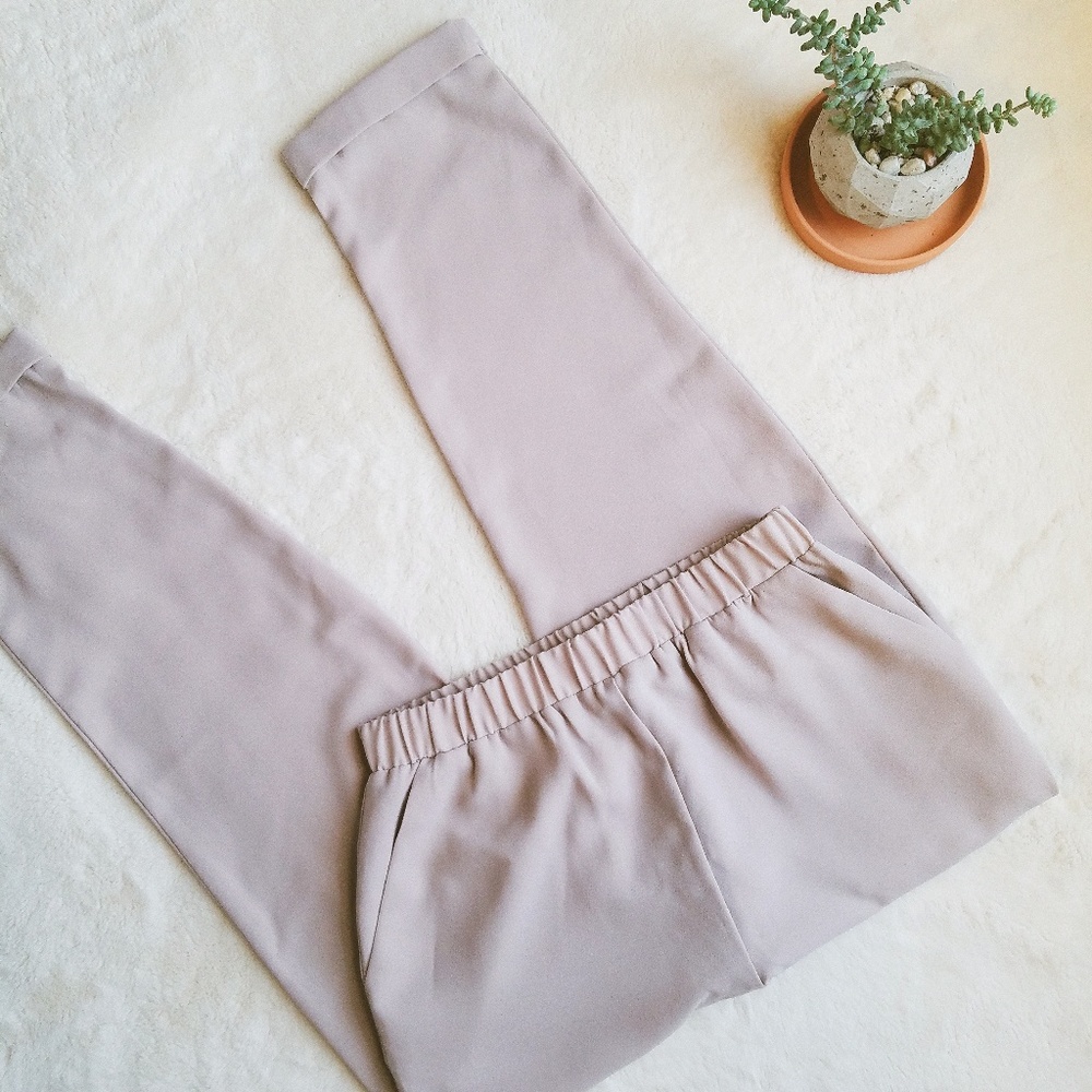 Mauve Dusty Rose Pink Forever 21 Trousers Pants